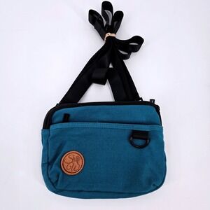 Sipsey Wilder 3-in-1 Hip Crossbody Bag Juniper Dark Teal Blue Canvas NWOT